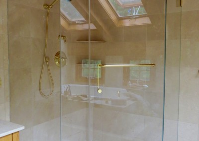 Croton Luxury Master Bathroom Renovation Project-shower view